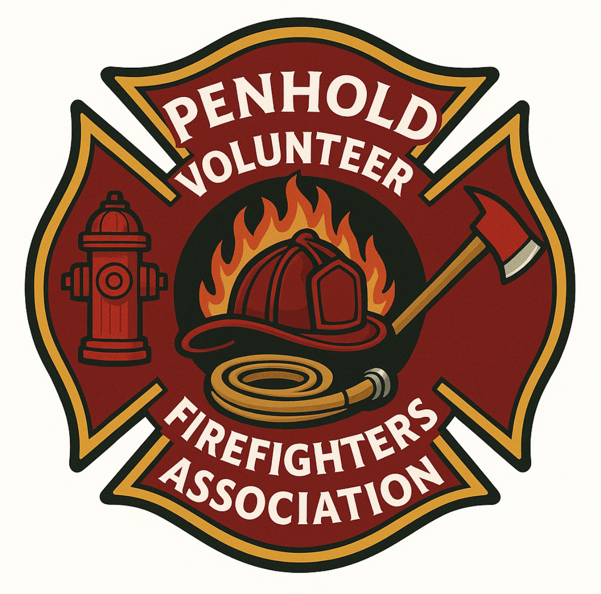 Penhold Volunteer Firefighter's Association Logo